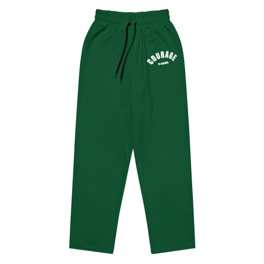 Caleb dark green Wide-leg jogger