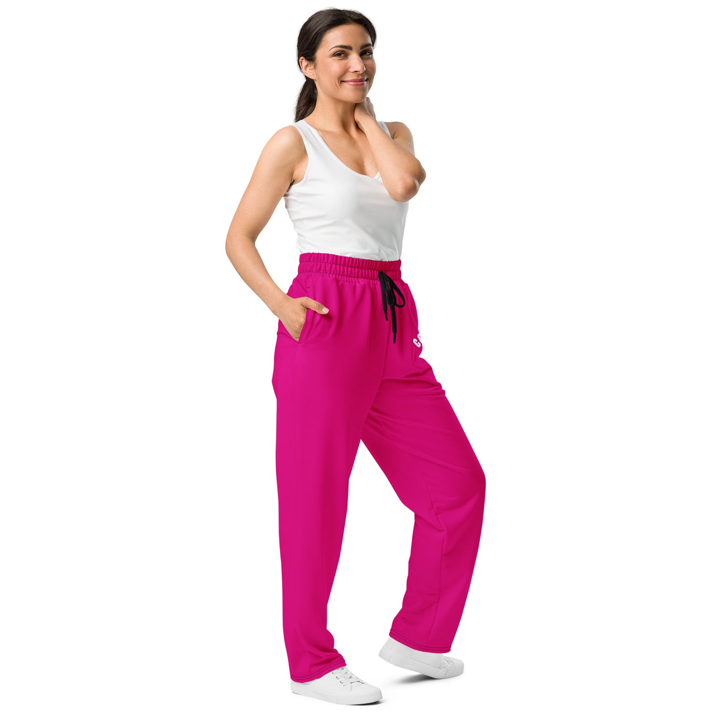 Caleb roast pink Wide-leg joggers