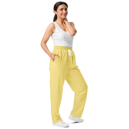 Caleb yellow Wide-leg joggers