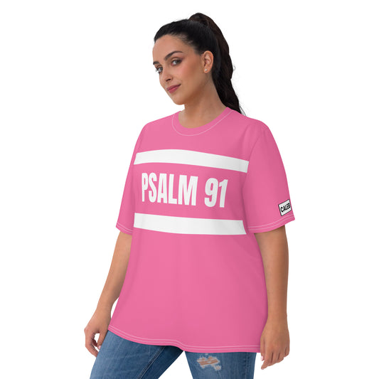 Caleb psalm 91 Women's T-shirt pink