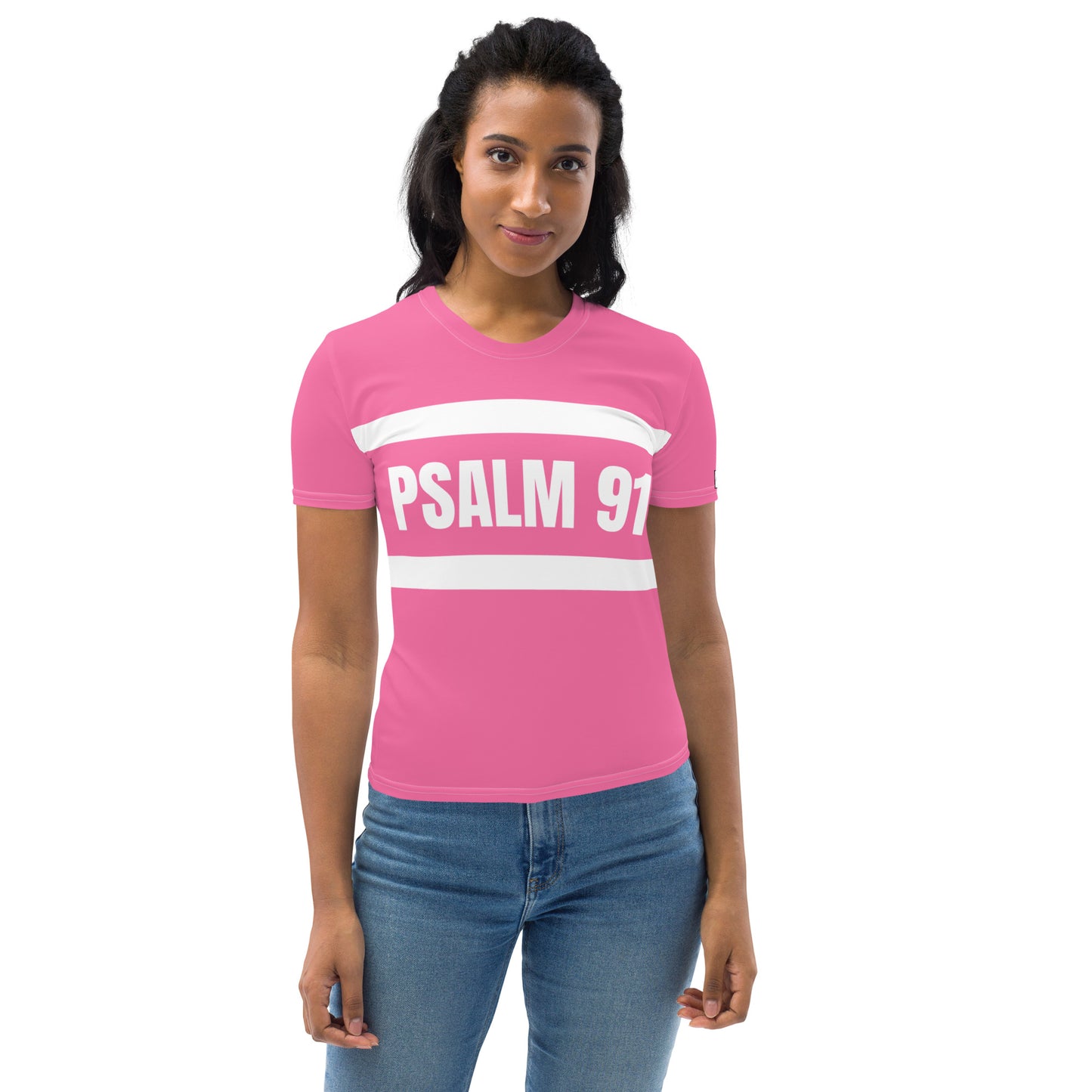 Caleb psalm 91 Women's T-shirt pink