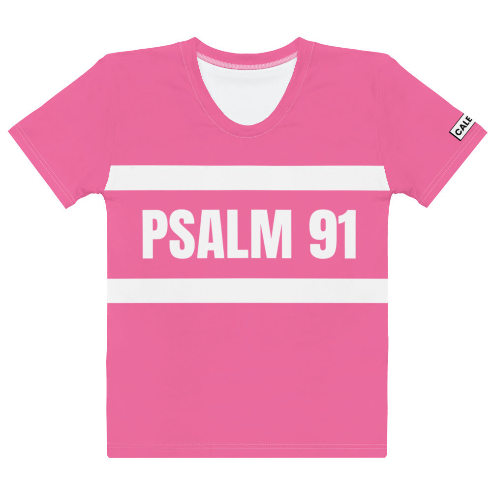 Caleb psalm 91 Women's T-shirt pink