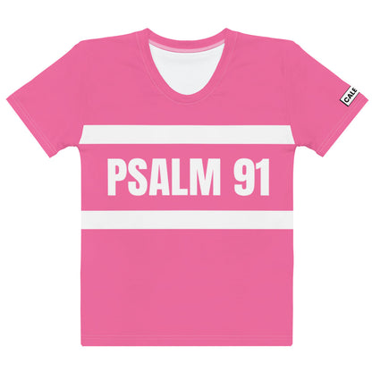 Caleb psalm 91 Women's T-shirt pink