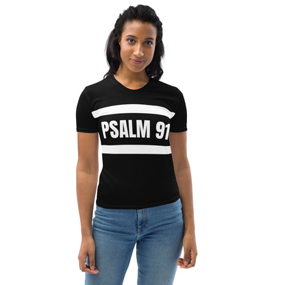 Caleb psalm 91 Women's T-shirt blk