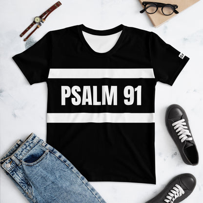 Caleb psalm 91 Women's T-shirt blk