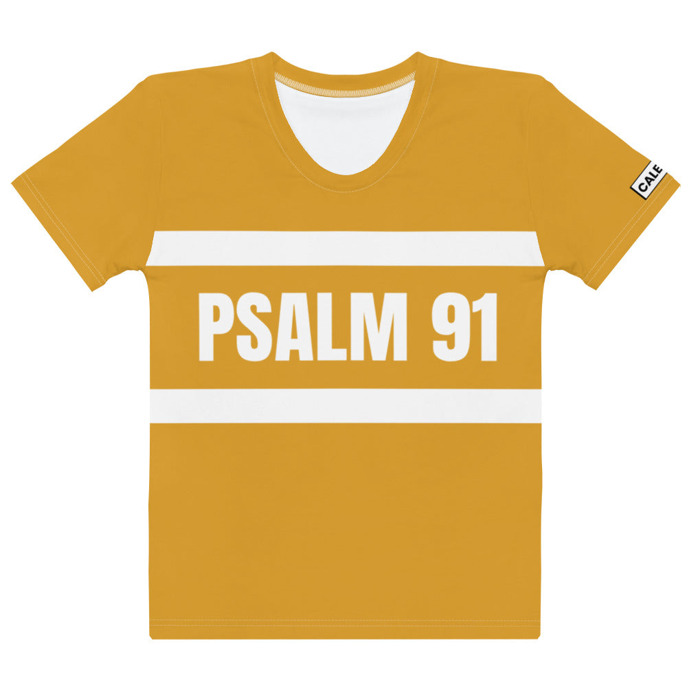 Caleb psalm 91 Women's T-shirt (mustard)