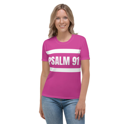 Caleb psalm 91 Women's T-shirt ( fushia)