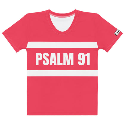 Caleb psalm 91 Women's T-shirt ( peach)