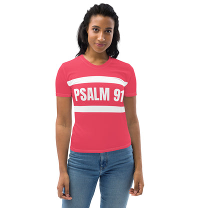 Caleb psalm 91 Women's T-shirt ( peach)