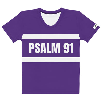 Caleb psalm 91 Women's T-shirt (dark purple)