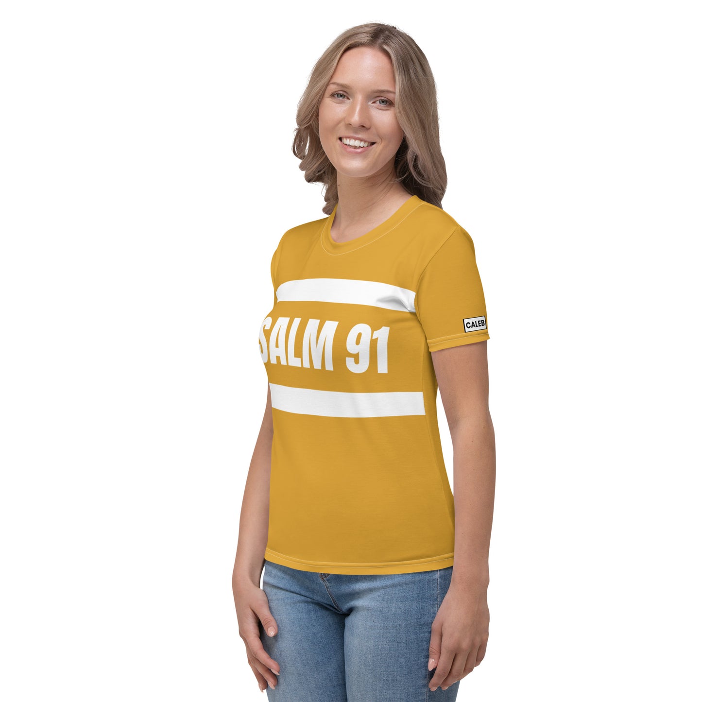 Caleb psalm 91 Women's T-shirt (mustard)