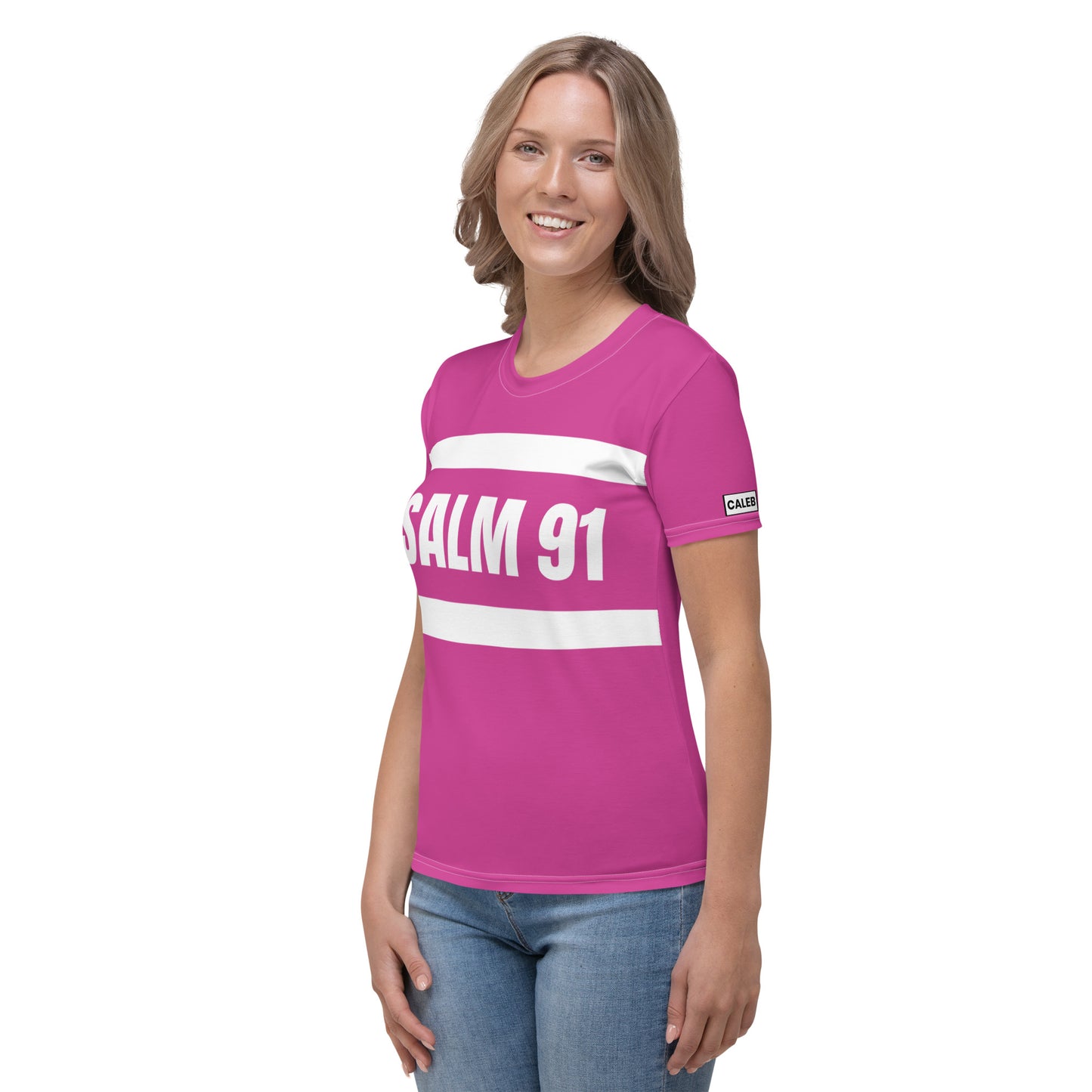 Caleb psalm 91 Women's T-shirt ( fushia)