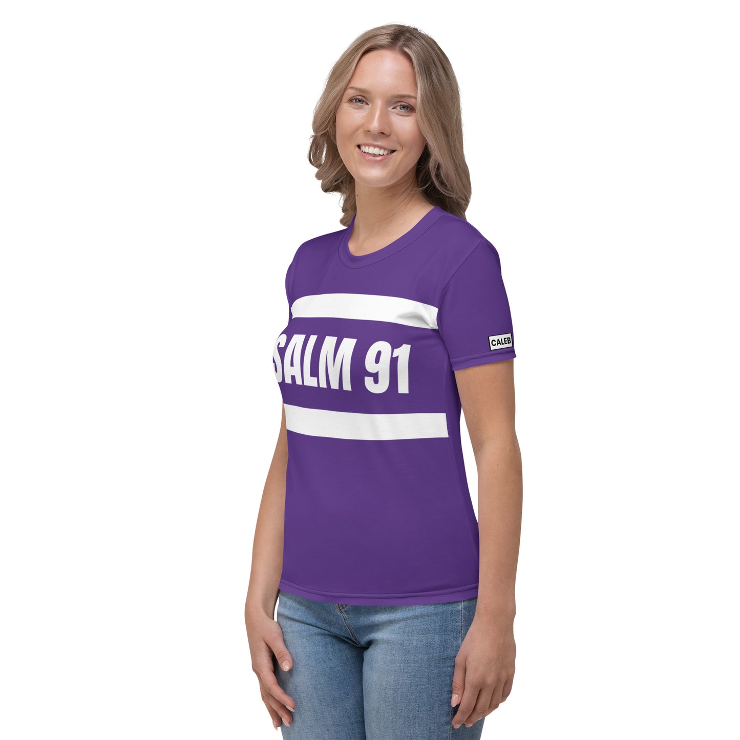 Caleb psalm 91 Women's T-shirt (dark purple)