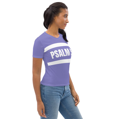 Caleb Psalm 91 Women's T-shirt purple