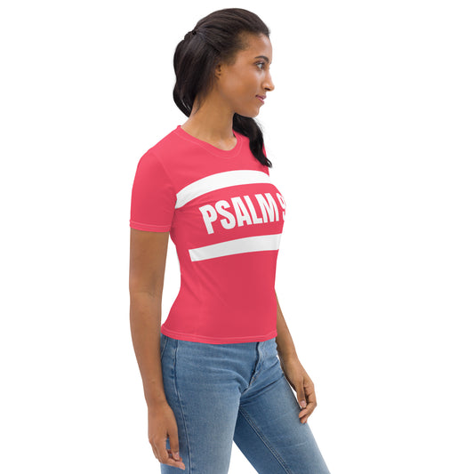 Caleb psalm 91 Women's T-shirt ( peach)