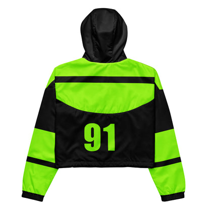 Courage highlighter Women’s crop windbreaker