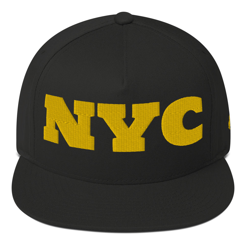 Caleb Flat Bill Cap/Hat( yellow dz)