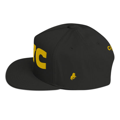 Caleb Flat Bill Cap/Hat( yellow dz)