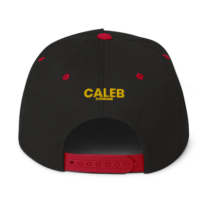 Caleb Flat Bill Cap/Hat( yellow dz)