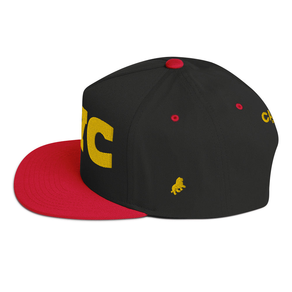 Caleb Flat Bill Cap/Hat( yellow dz)