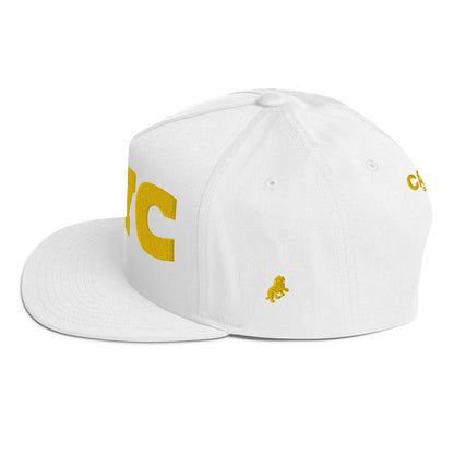 Caleb Flat Bill Cap/Hat( yellow dz)