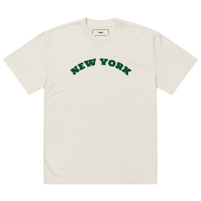 Caleb Oversized New York print unisex T-shirt