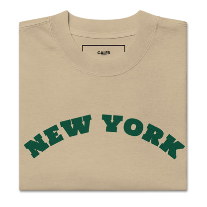 Caleb Oversized New York print unisex T-shirt