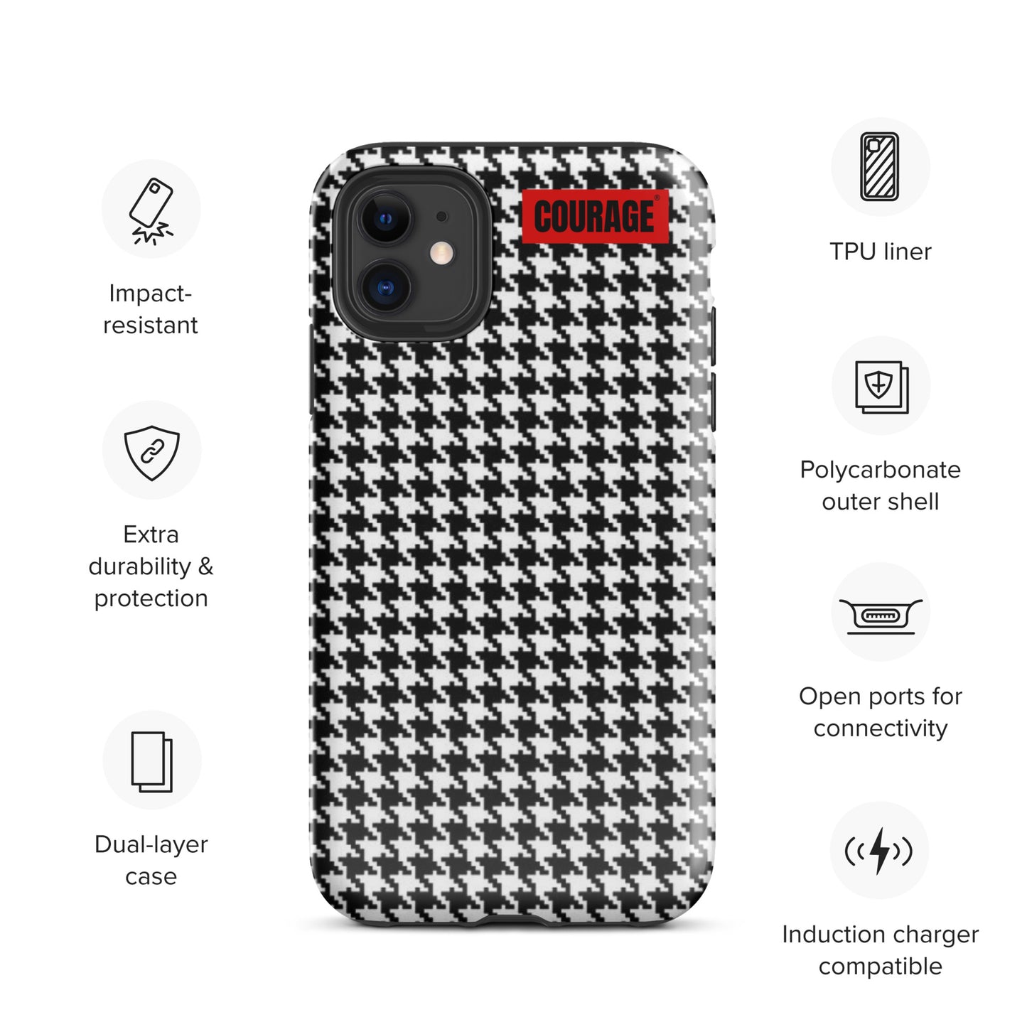 Caleb hound print Tough Case for iPhone®