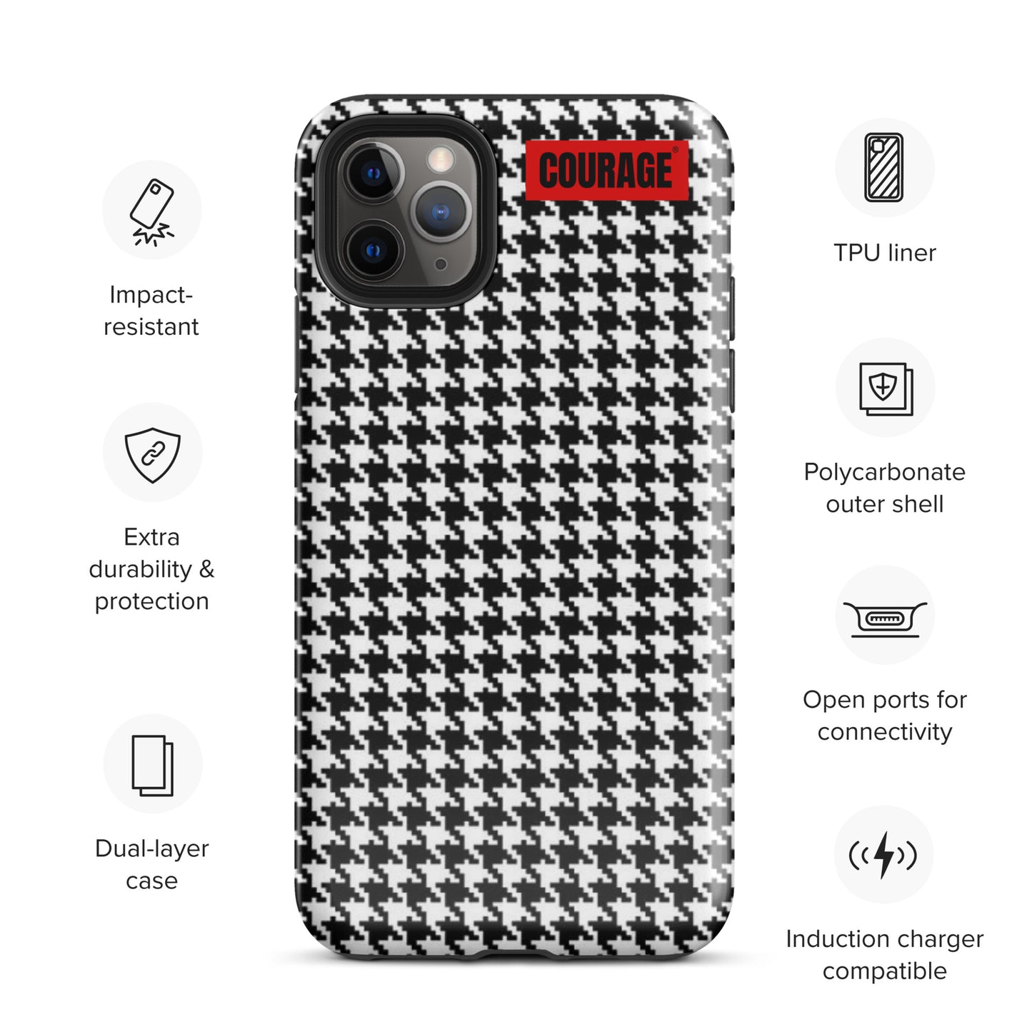 Caleb hound print Tough Case for iPhone®