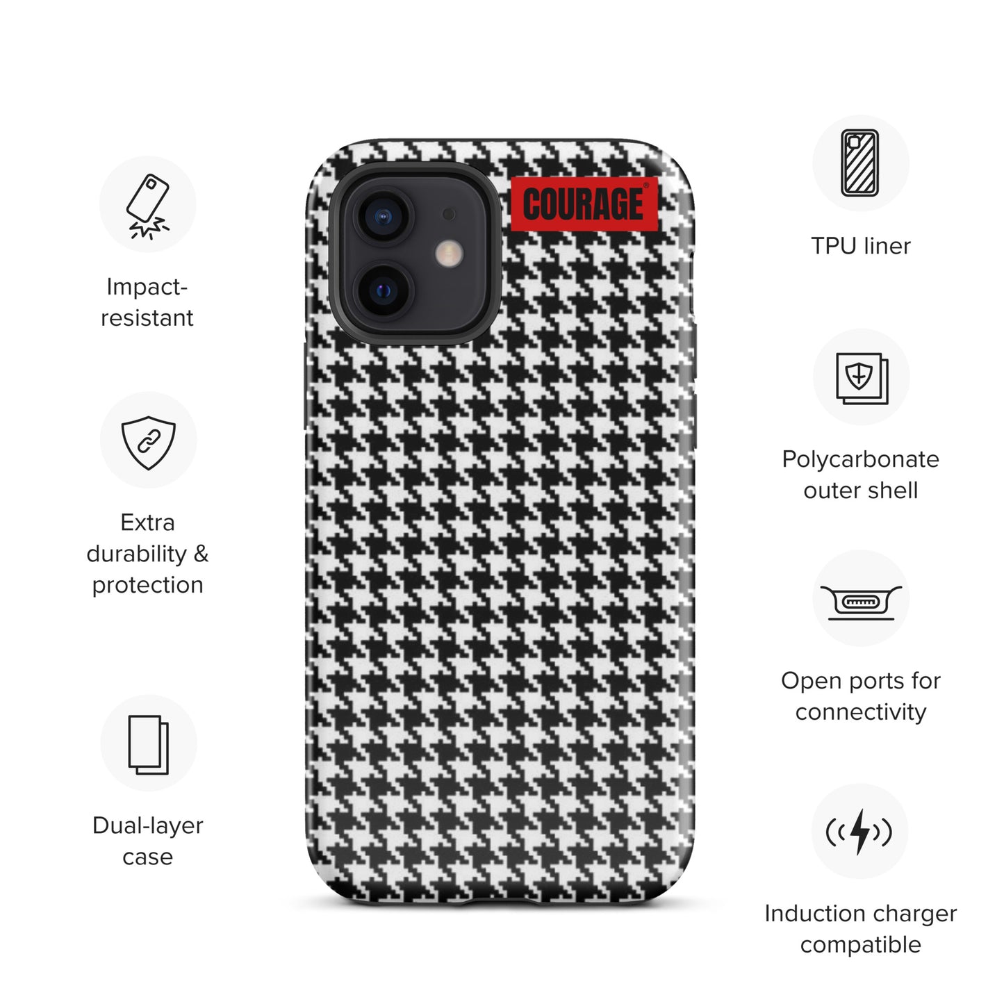 Caleb hound print Tough Case for iPhone®