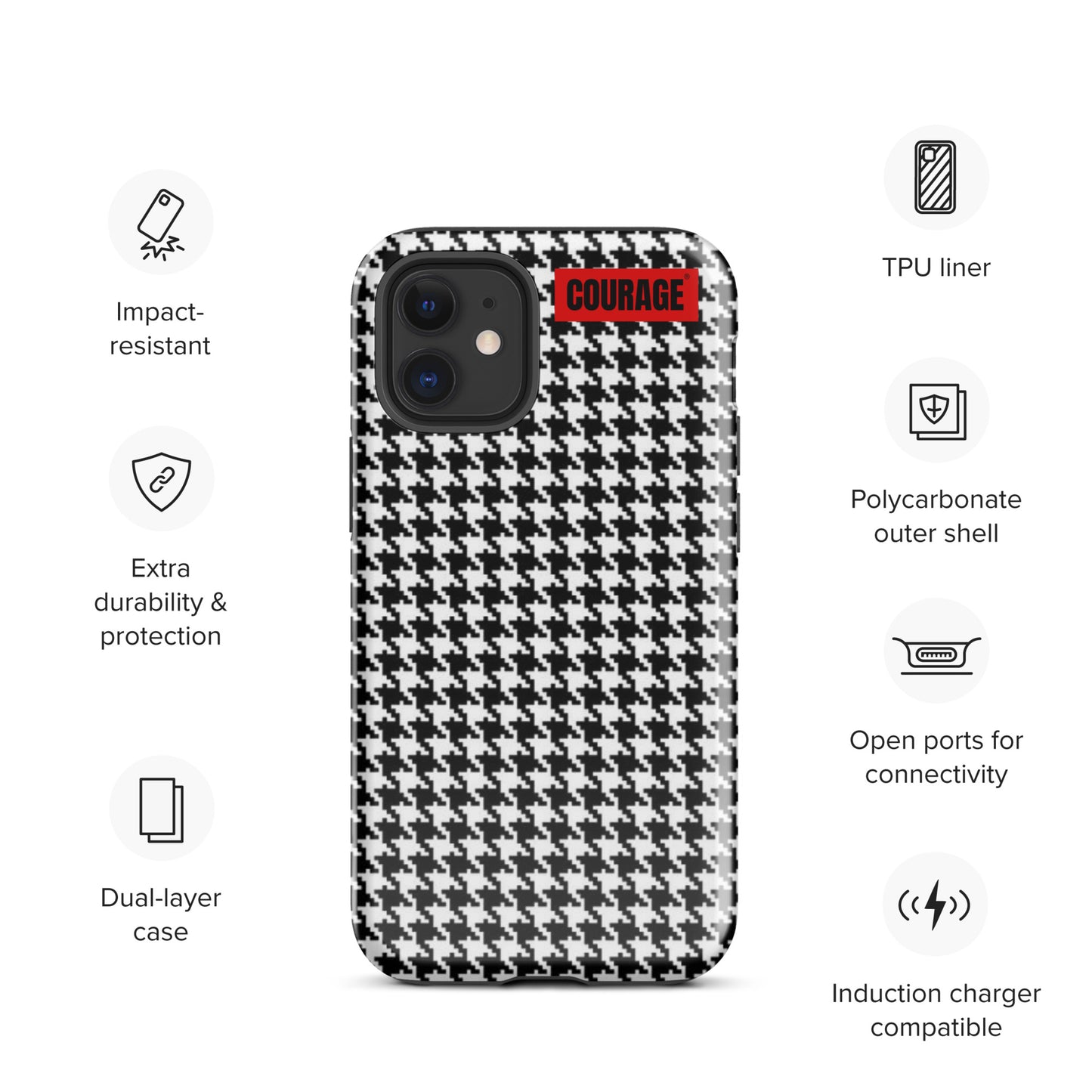 Caleb hound print Tough Case for iPhone®