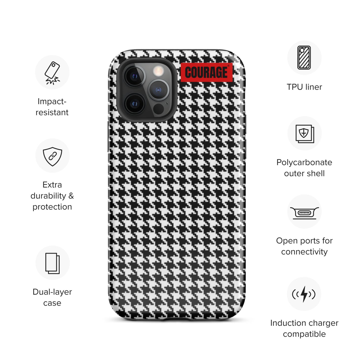 Caleb hound print Tough Case for iPhone®