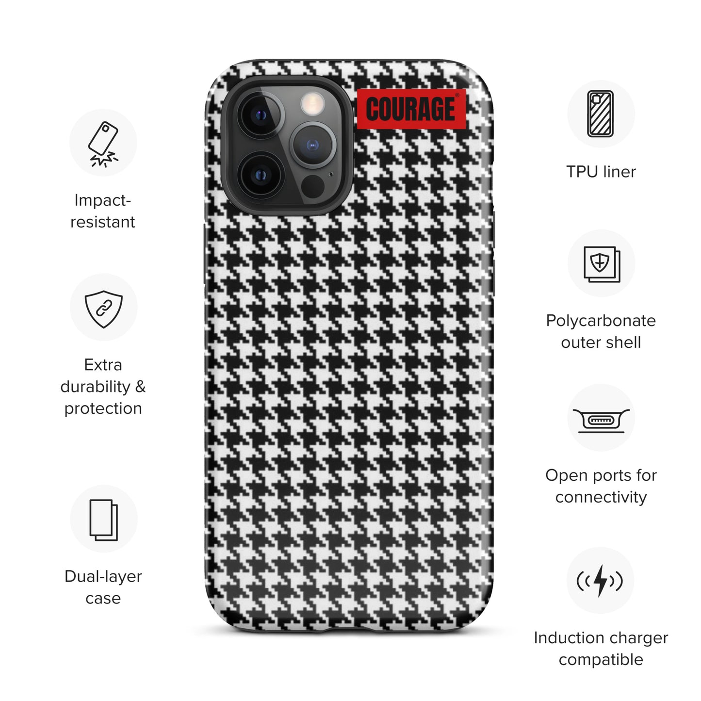 Caleb hound print Tough Case for iPhone®