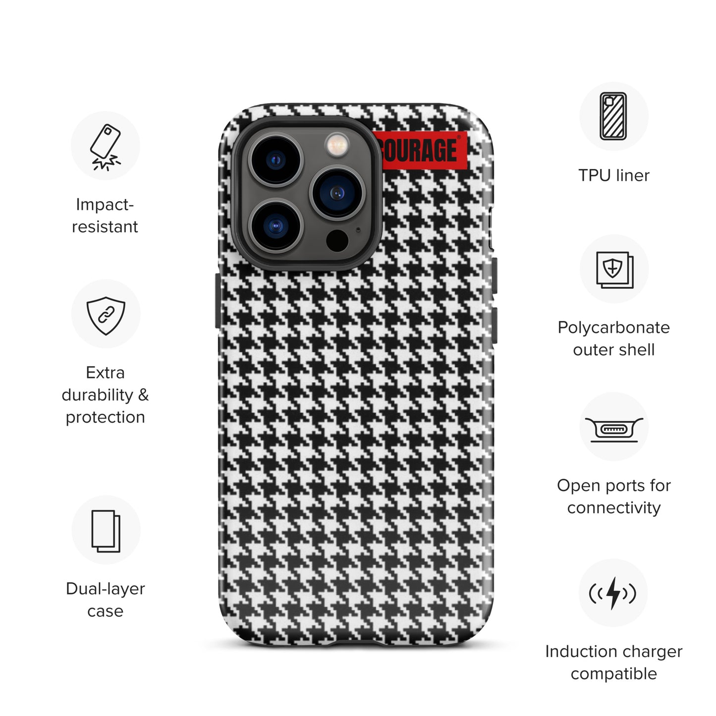 Caleb hound print Tough Case for iPhone®