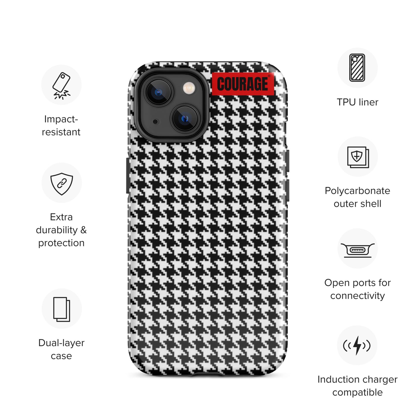 Caleb hound print Tough Case for iPhone®