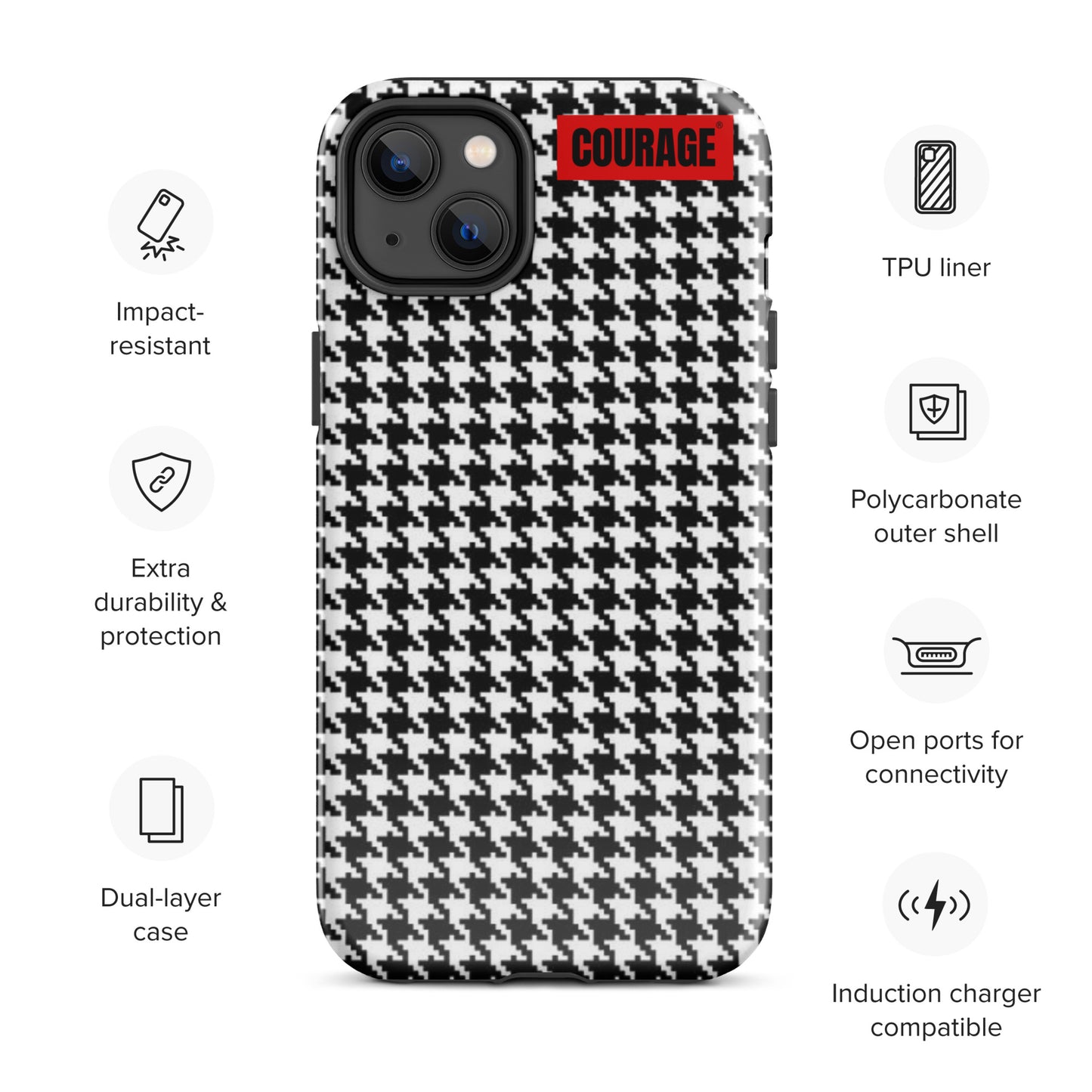 Caleb hound print Tough Case for iPhone®