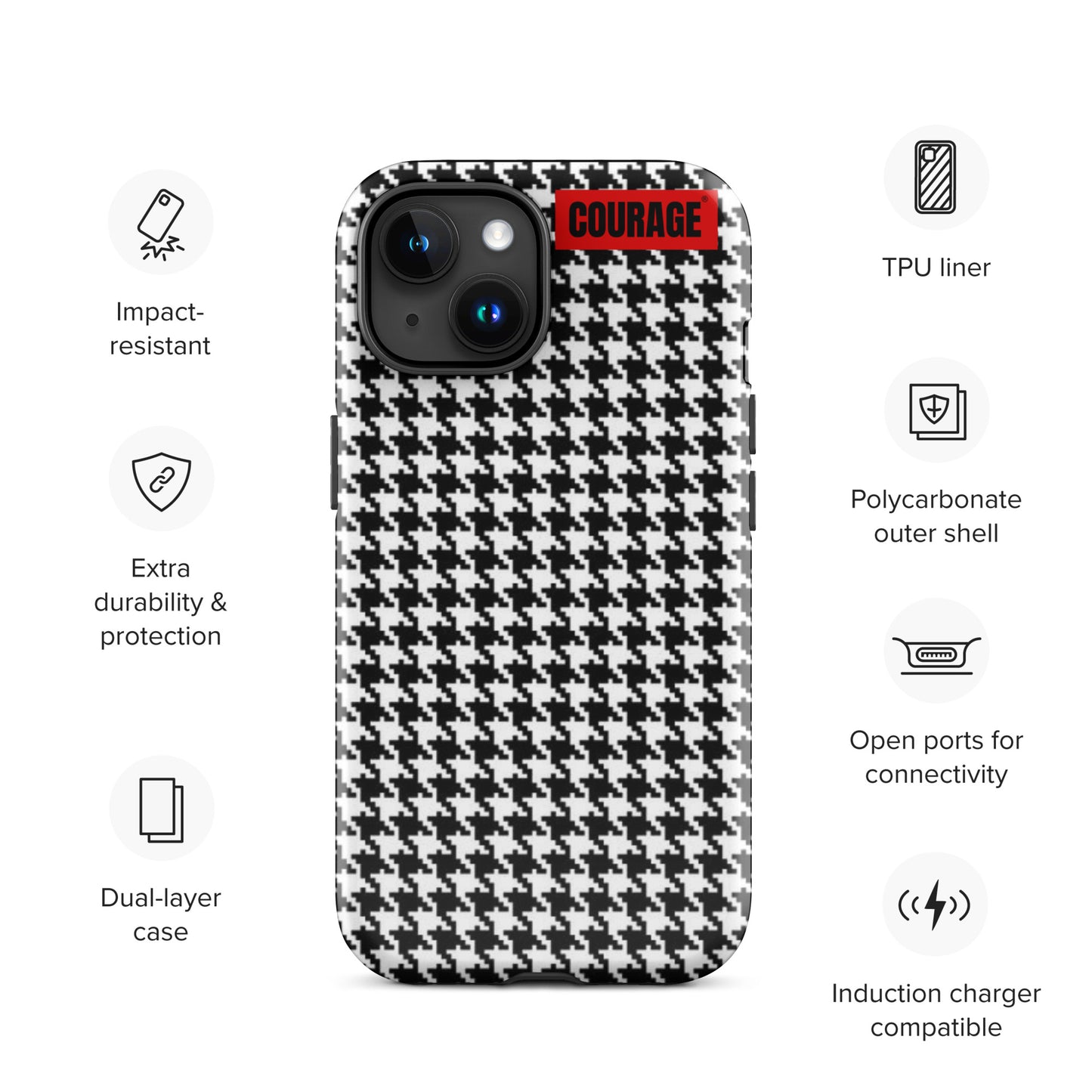 Caleb hound print Tough Case for iPhone®