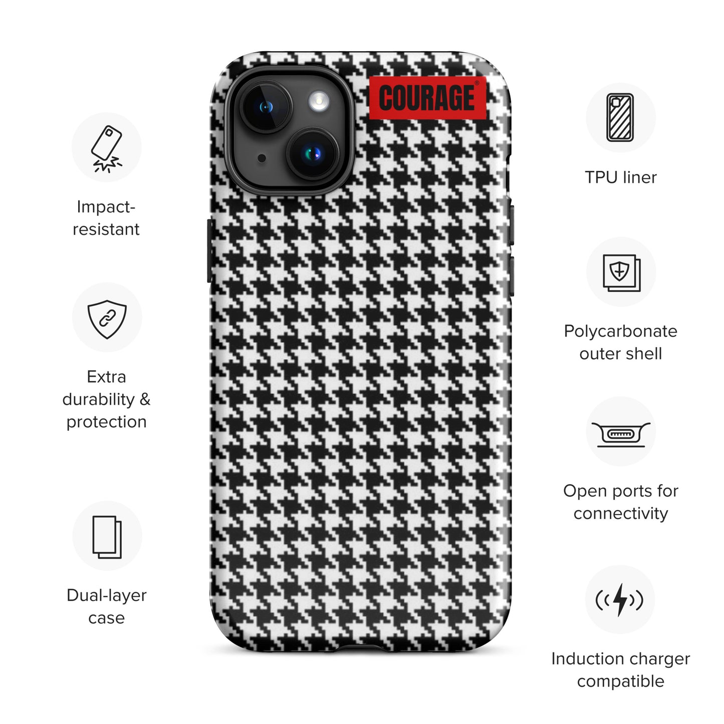 Caleb hound print Tough Case for iPhone®