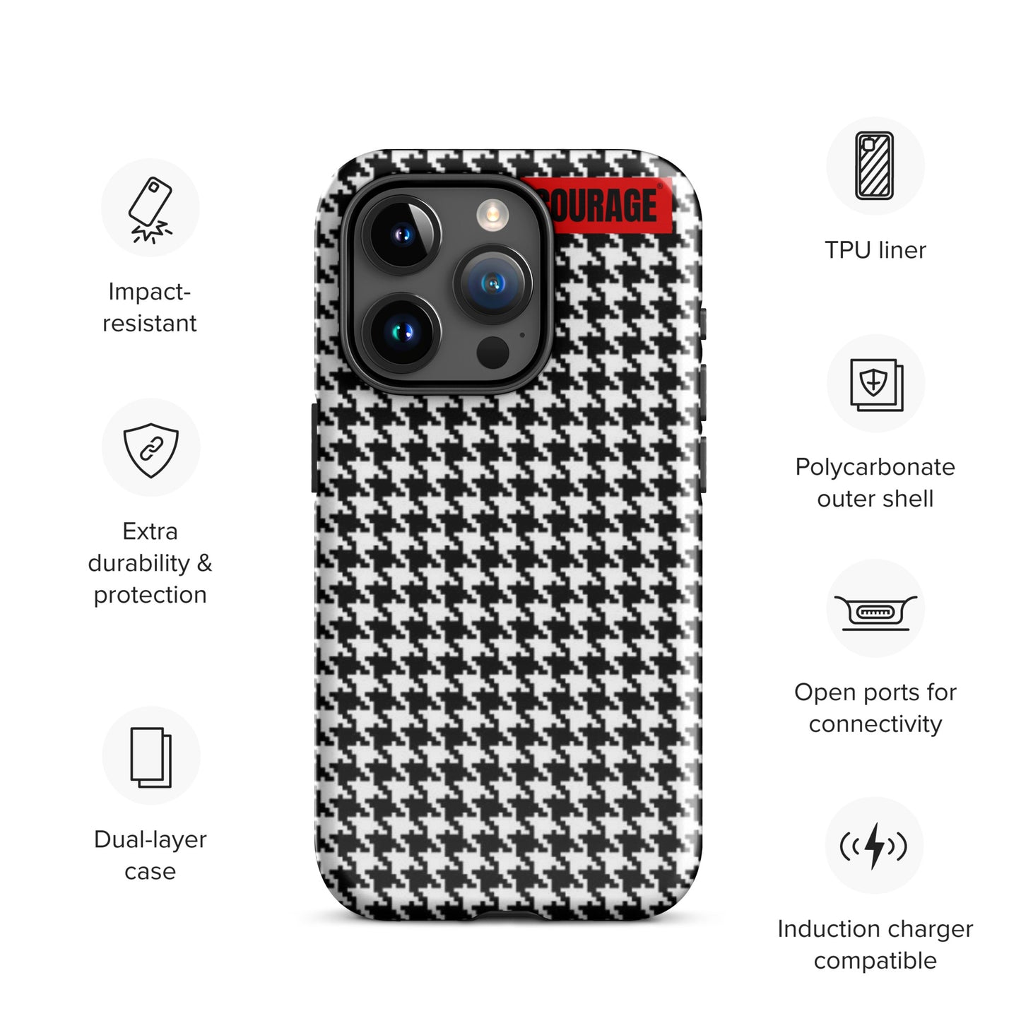 Caleb hound print Tough Case for iPhone®