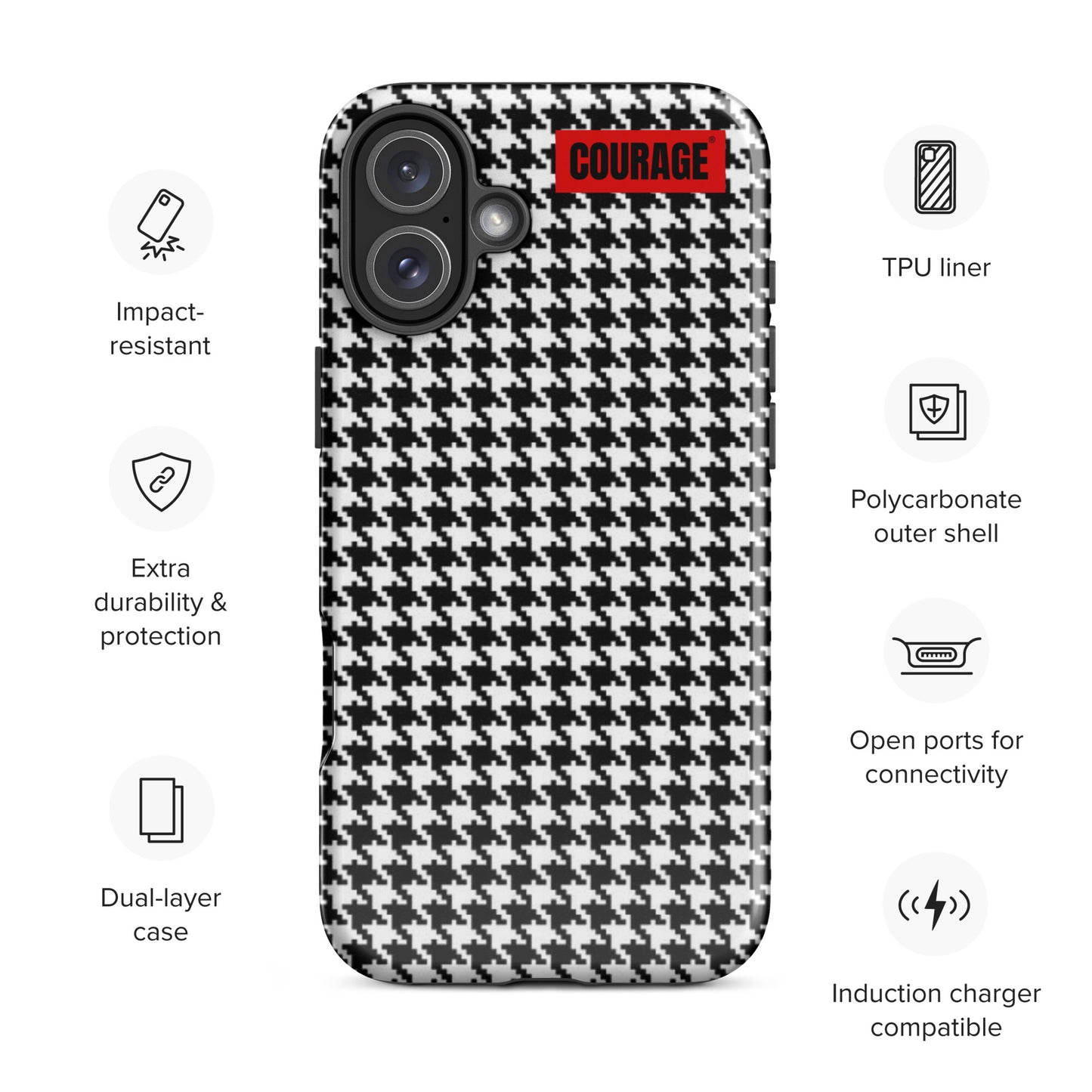 Caleb hound print Tough Case for iPhone®