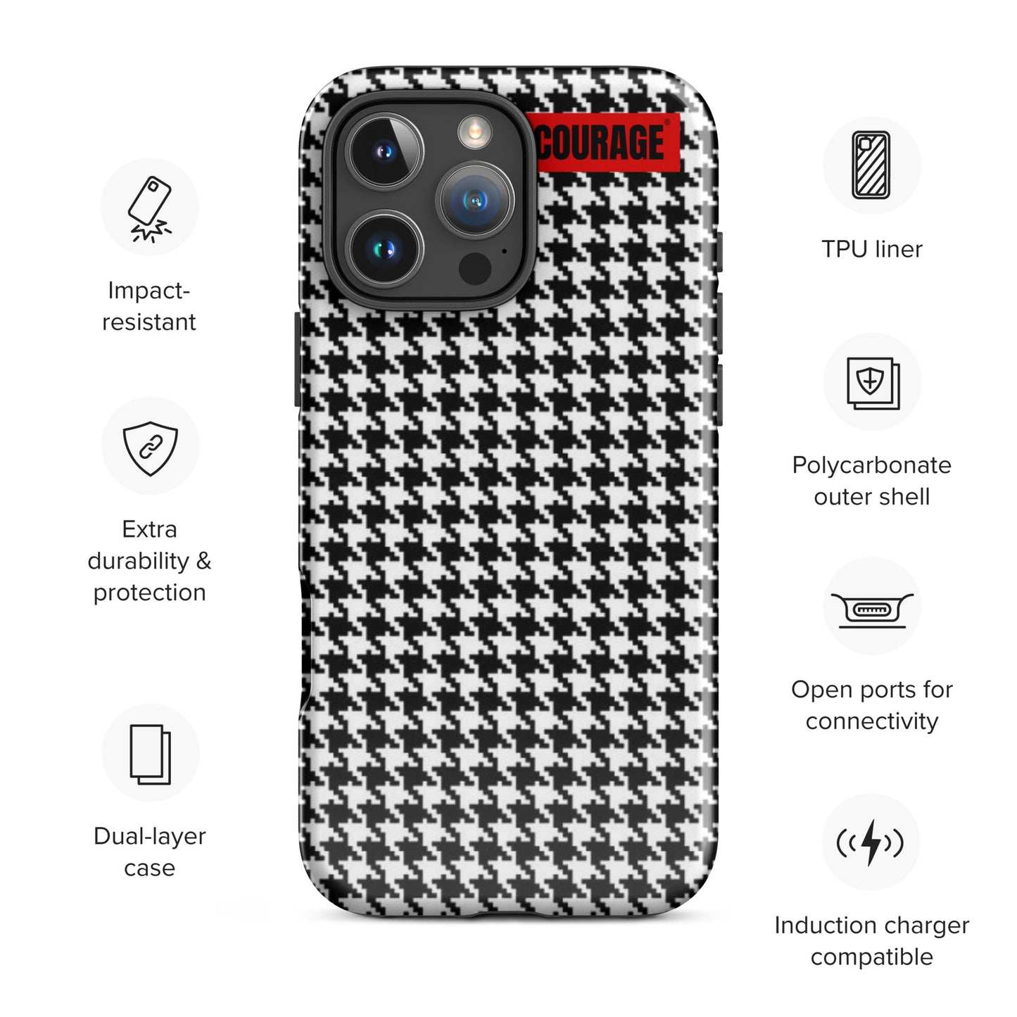 Caleb hound print Tough Case for iPhone®