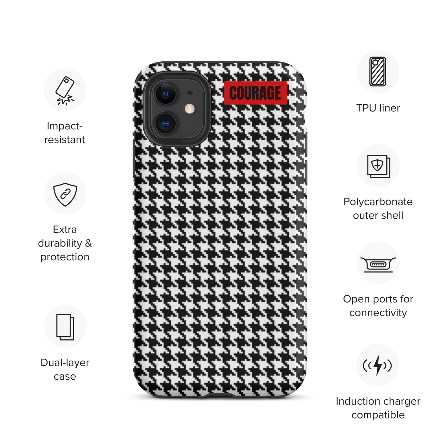 Caleb hound print Tough Case for iPhone®