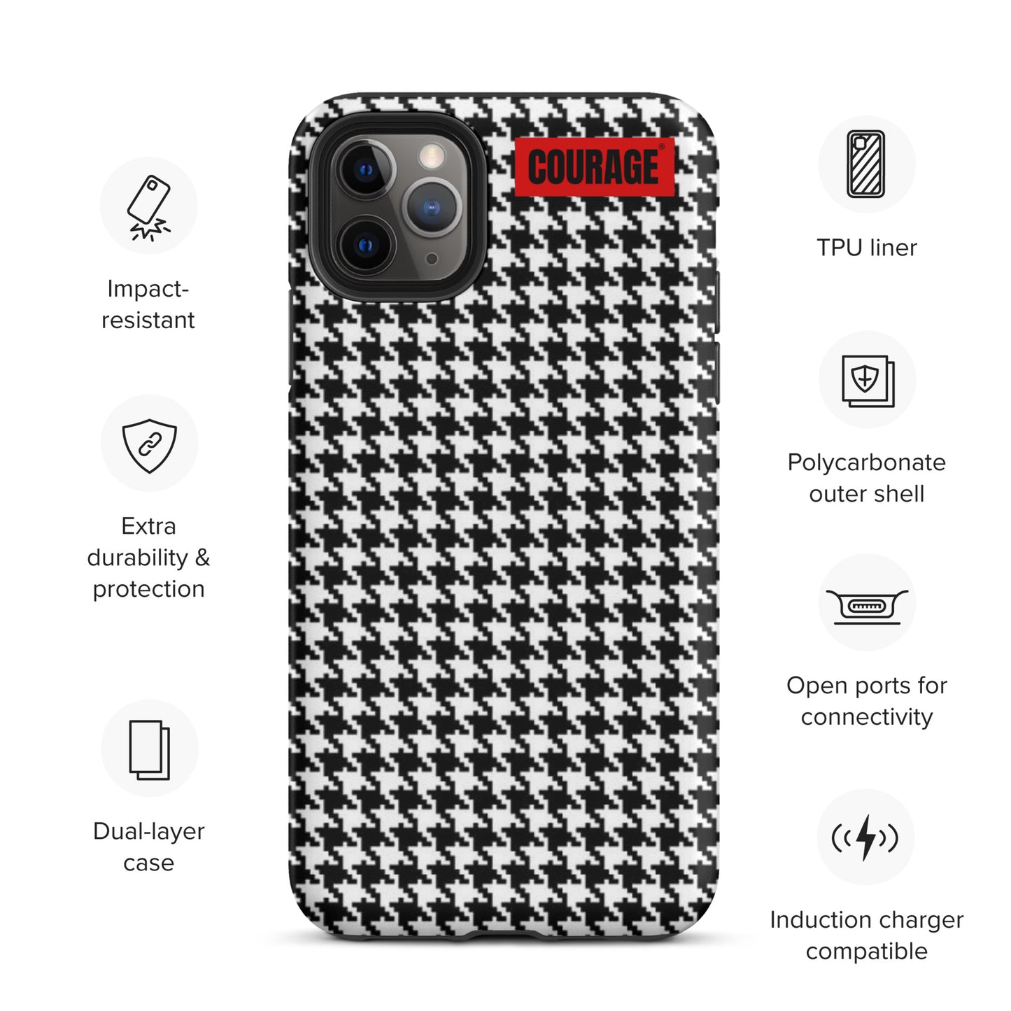 Caleb hound print Tough Case for iPhone®