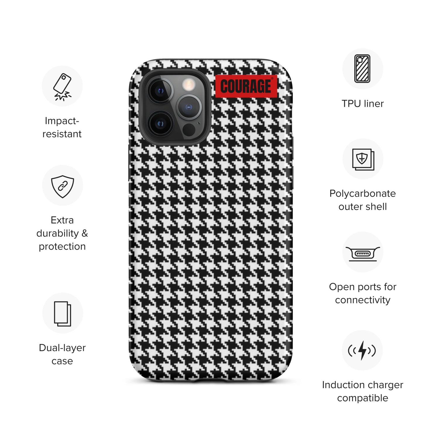 Caleb hound print Tough Case for iPhone®