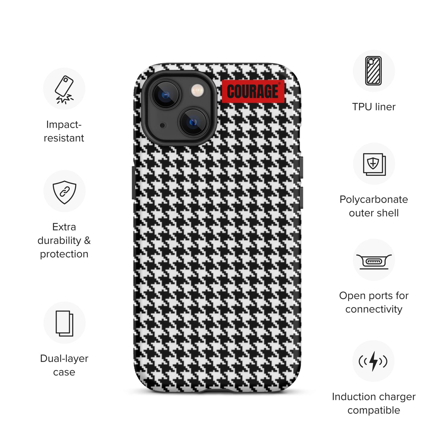 Caleb hound print Tough Case for iPhone®