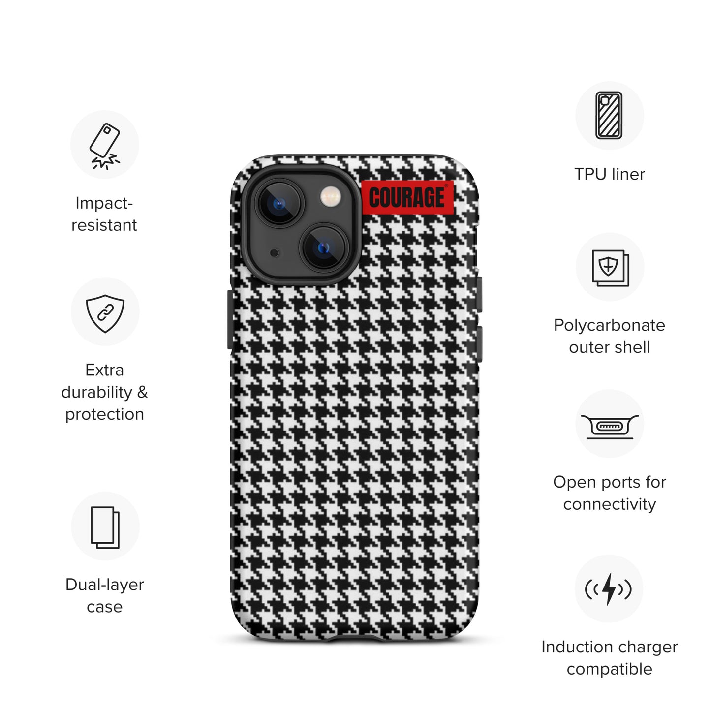 Caleb hound print Tough Case for iPhone®