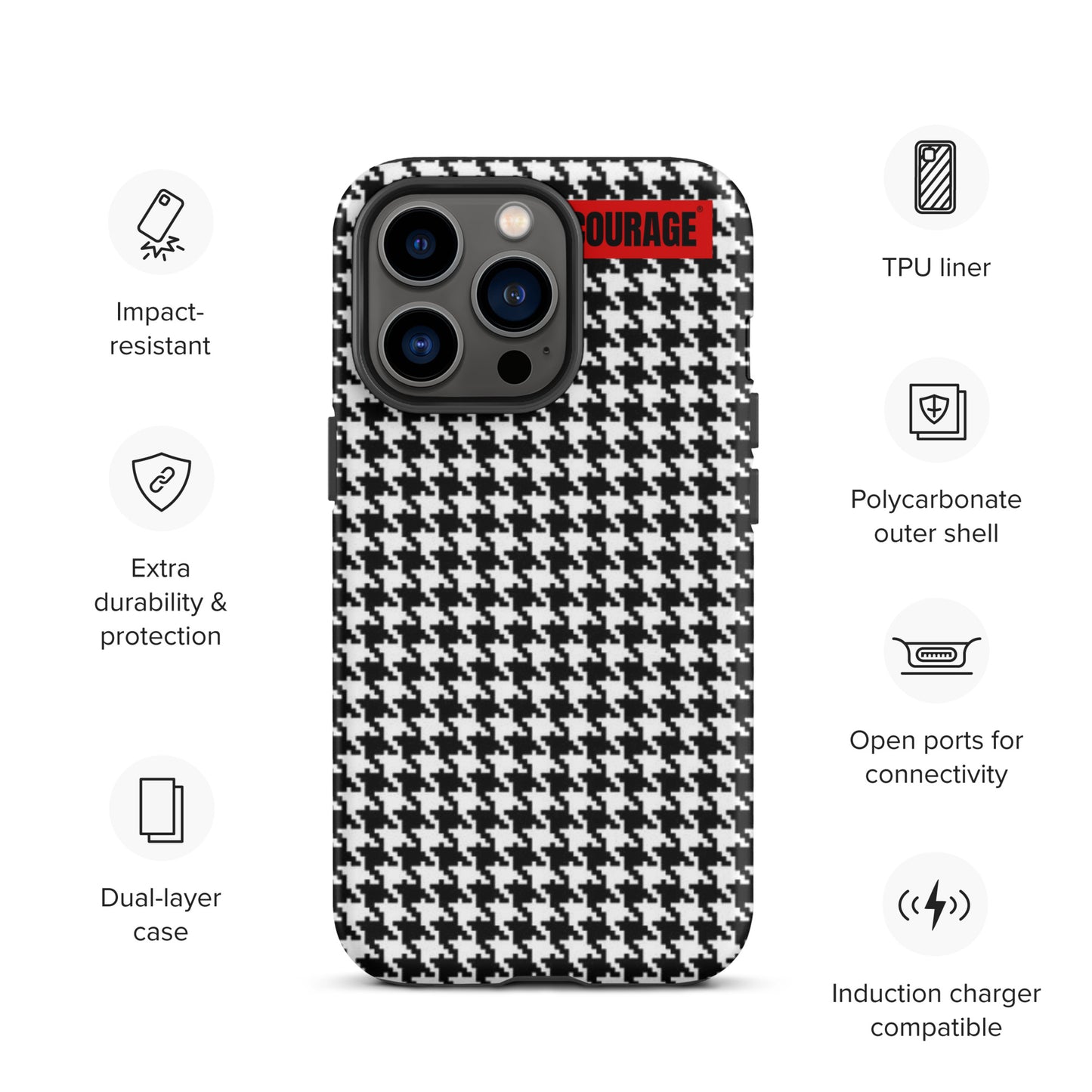 Caleb hound print Tough Case for iPhone®