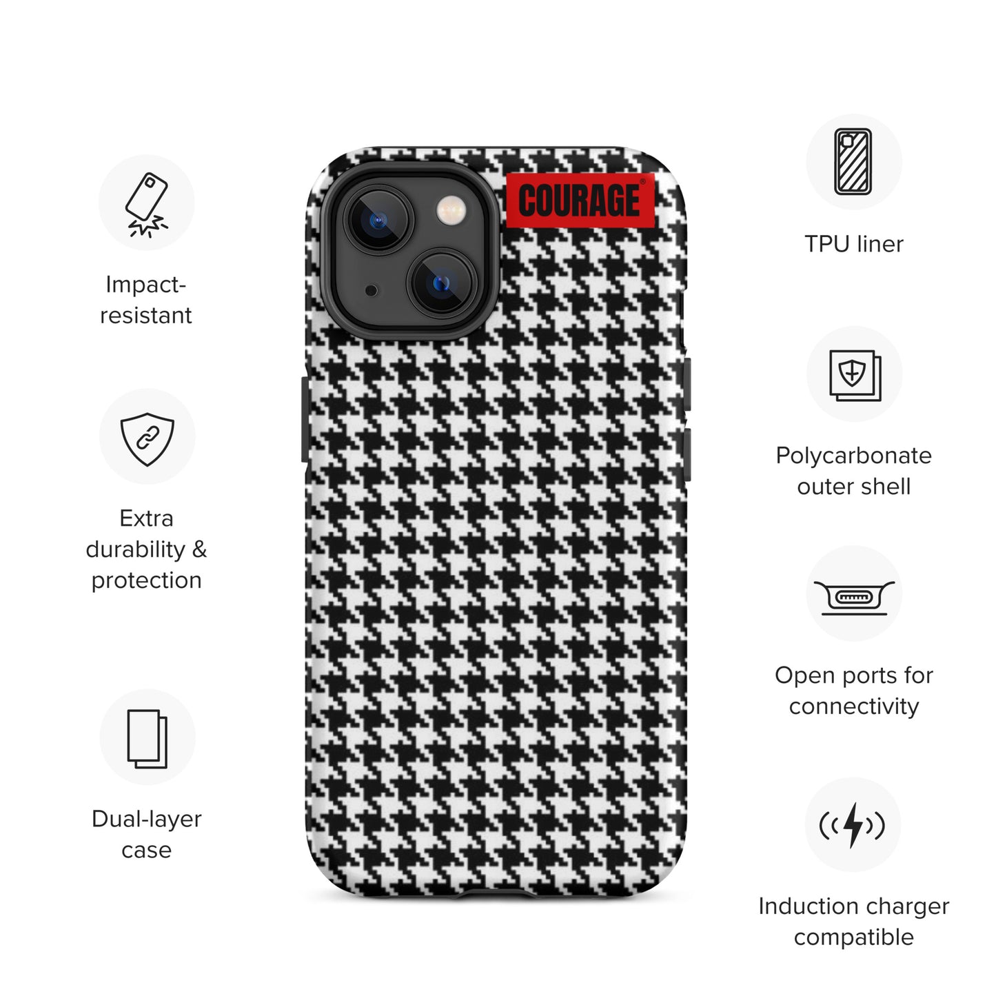 Caleb hound print Tough Case for iPhone®