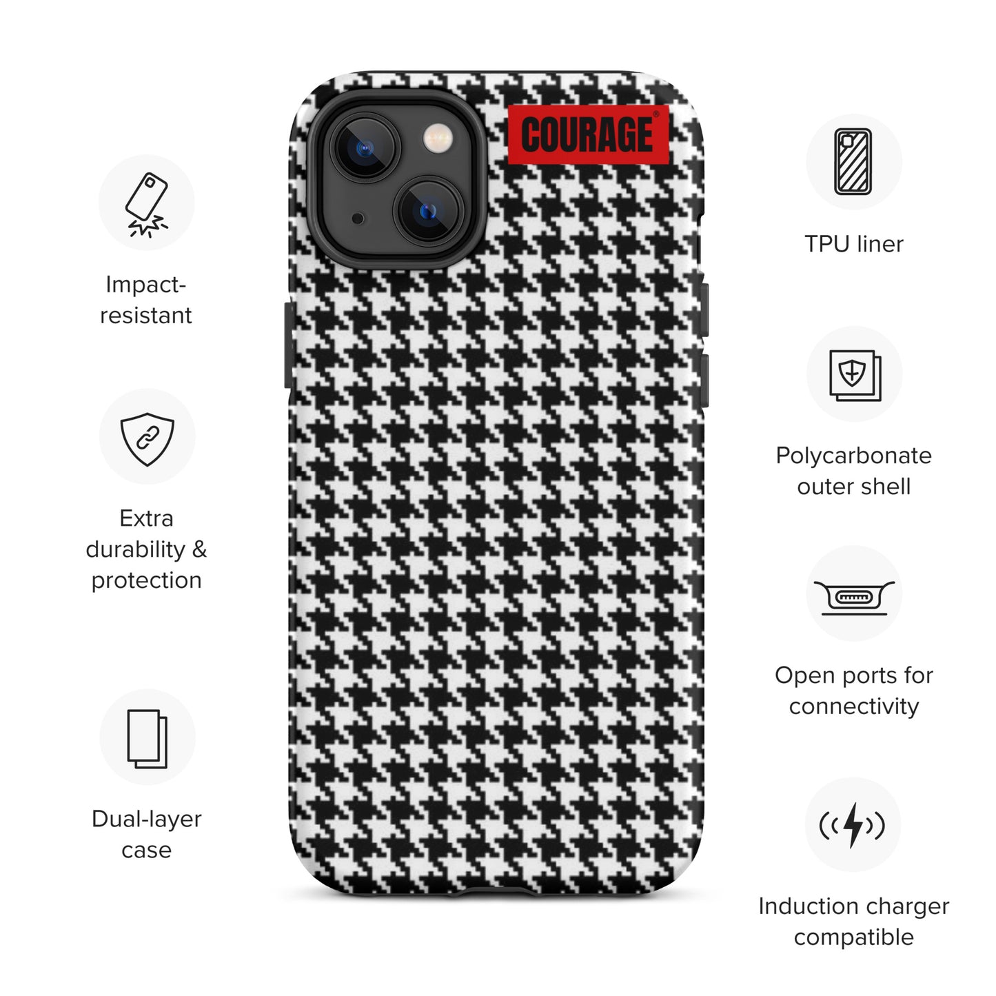 Caleb hound print Tough Case for iPhone®