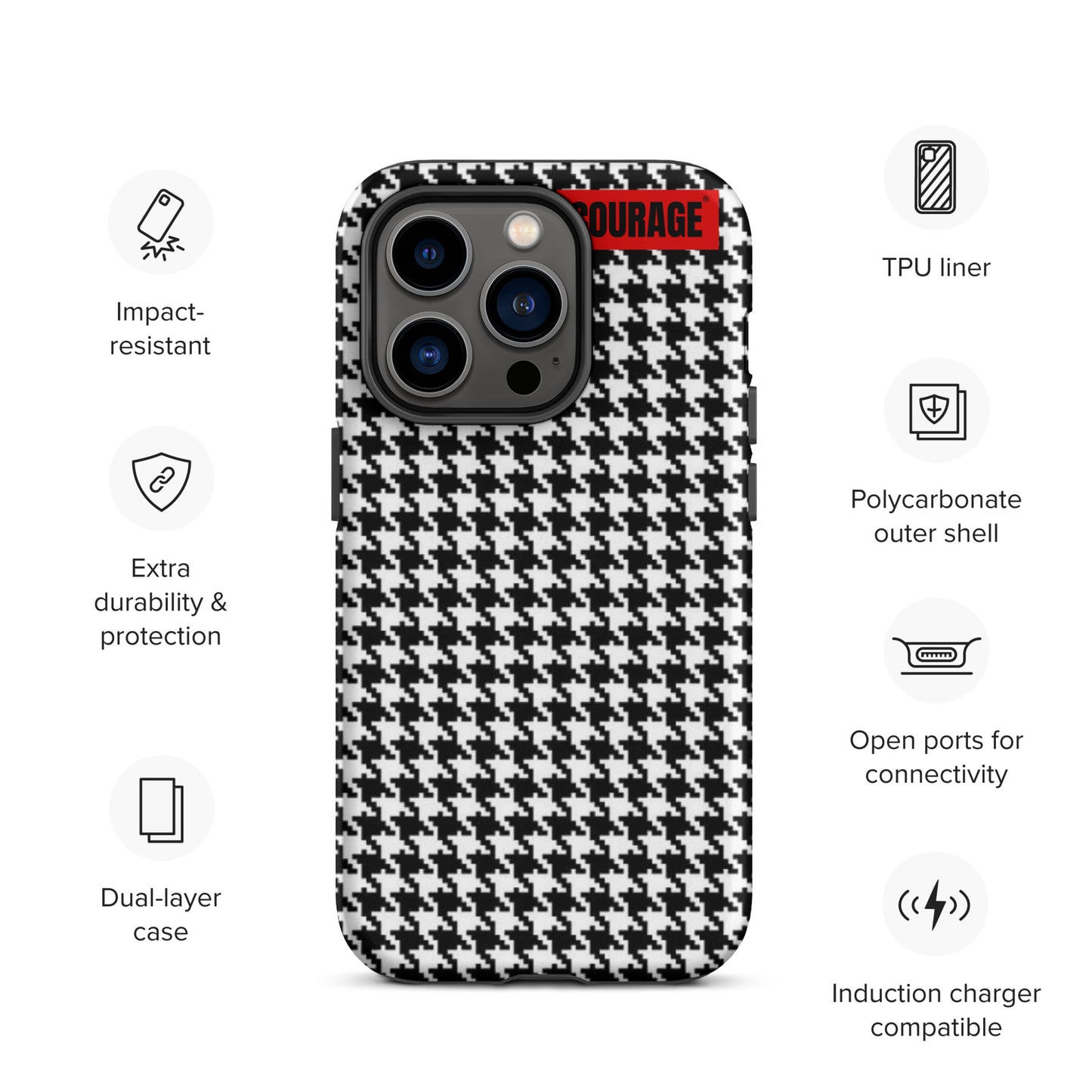 Caleb hound print Tough Case for iPhone®